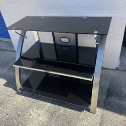 Black Glass TV stand 