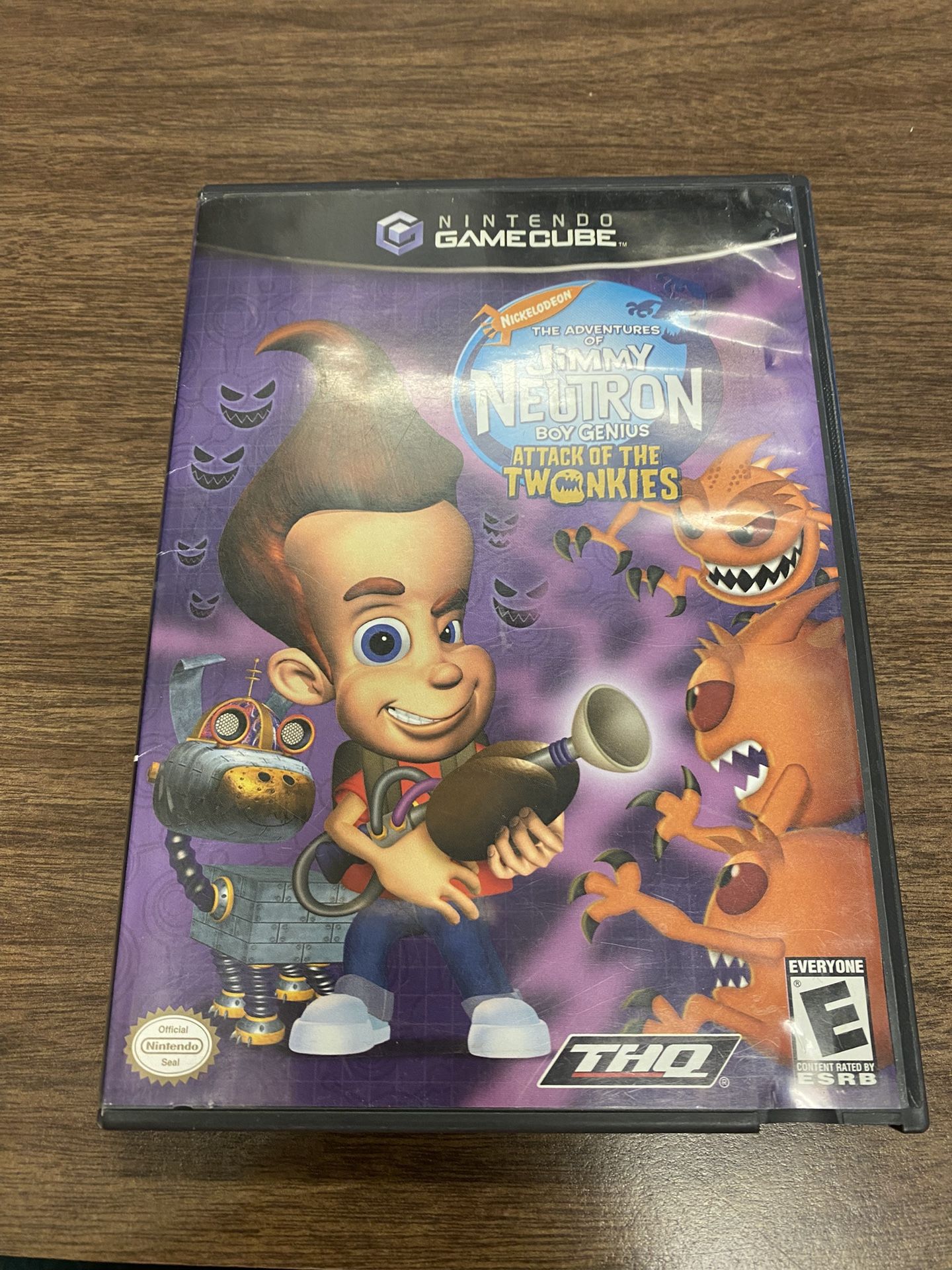 The adventures of Jimmy Neutron Boy Genius Attack of the Twonkies For Nintendo GameCube (Tested And Works Great!)
