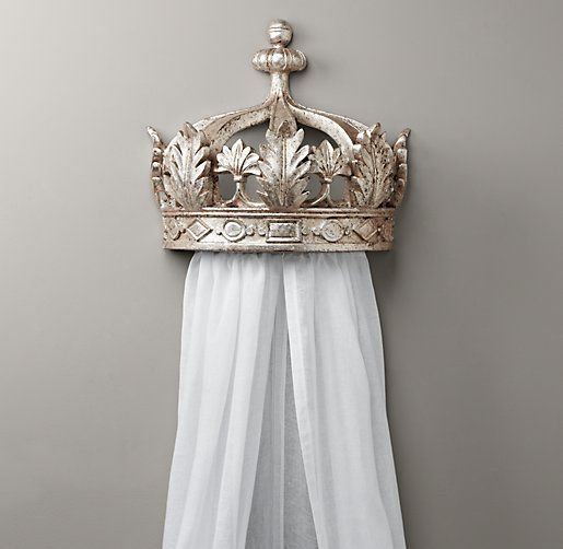 RESTORATION HARDWARE PEWTER DEMILUNE CANOPY BED CROWN Silver for Sale in New York NY OfferUp