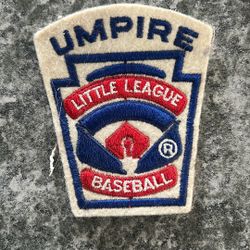 Vintage Little League Baseball Umpire Patch – Official Sleeve Badge – Baseball Memorabilia