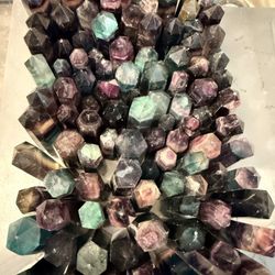 105 Beautiful Fluorite Polished Towers 