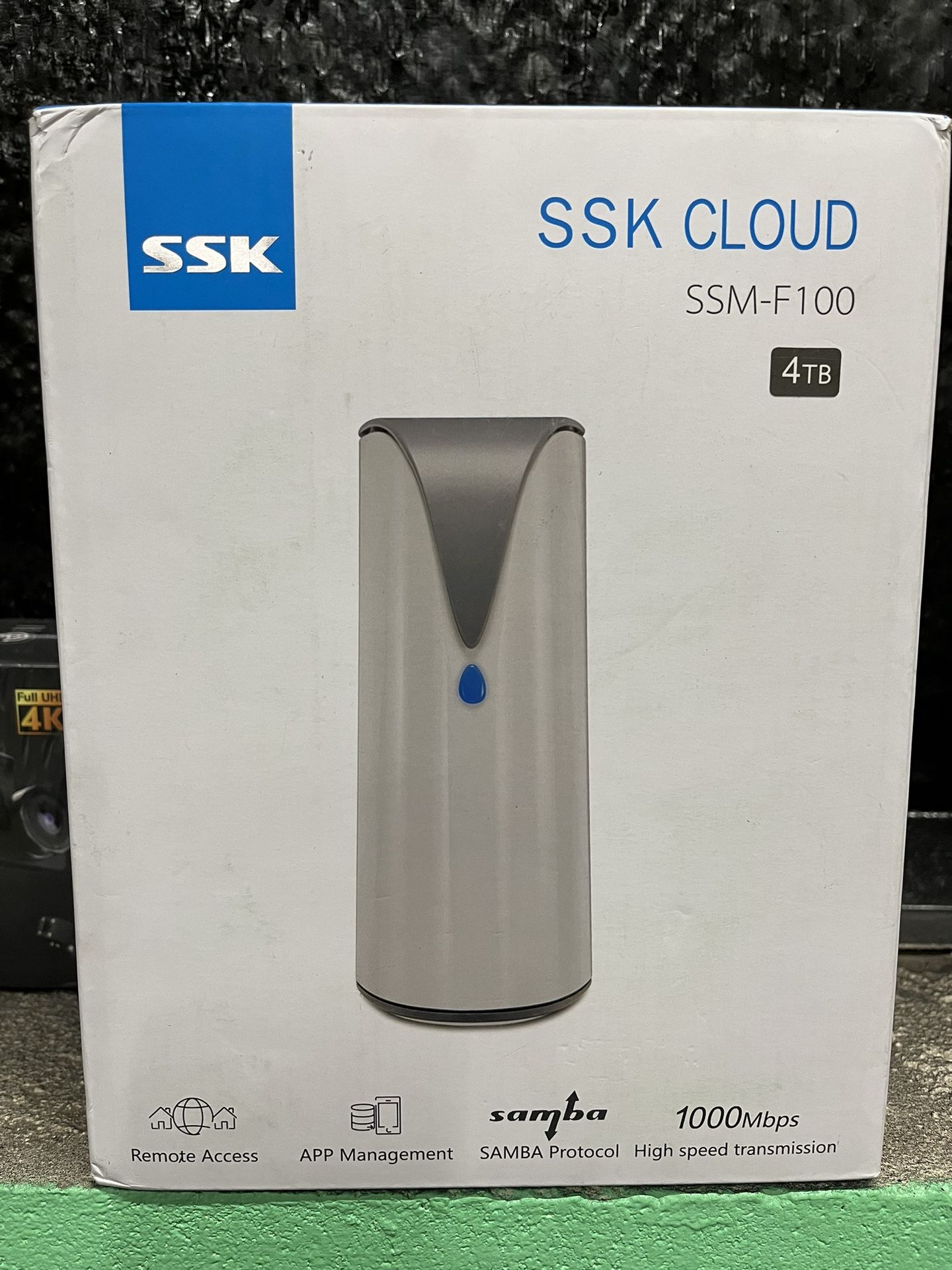New SSK cloud sSM-F100 4TB WiFi storage,Amazon $ 159, Our Price$ 50