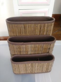 Rustic paper organizer