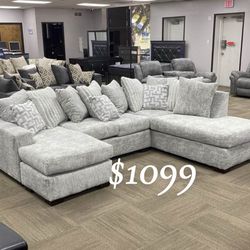Furniture, living room sectional sofa