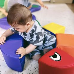 Soft Foam Blocks Inch Worm For Soft Play Baby Infants Toys Plush 