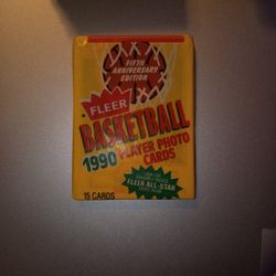 Fleer Basketball 1990 Cards Pack