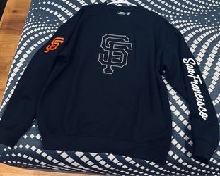 San Francisco Giants Pro Standard Paint The City Dropped Shoulder Pullover Sweatshirt - Black