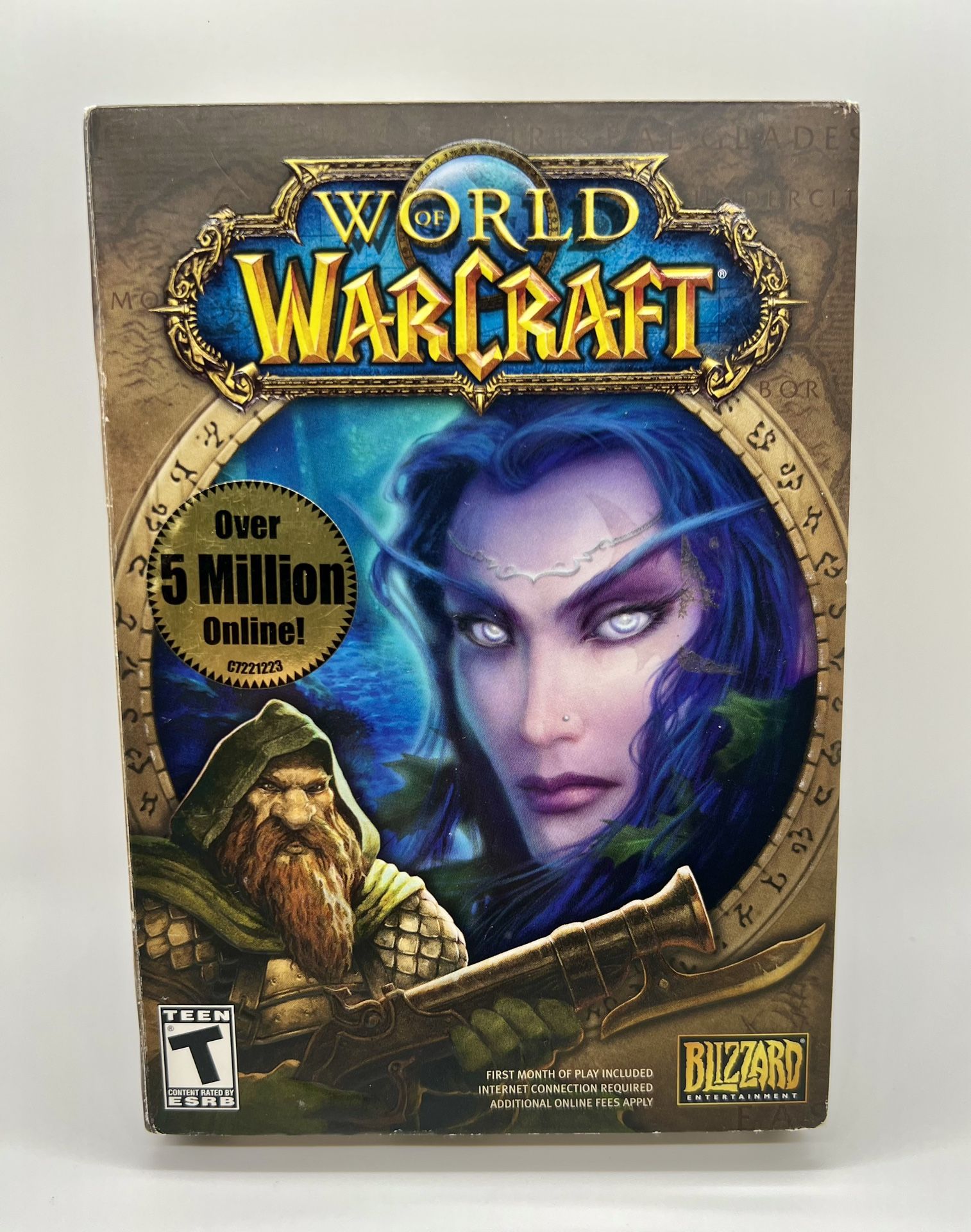 World of Warcraft Original Vanilla PC Game 2004 Blizzard Vanilla w Inserts