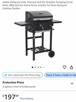 vidaXL Barbecue Grill