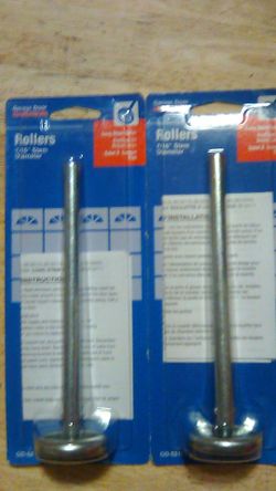 Garage door rollers 7/16" stem diameter 10 ball heavy duty