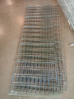 Silver And Grey Grid Wall