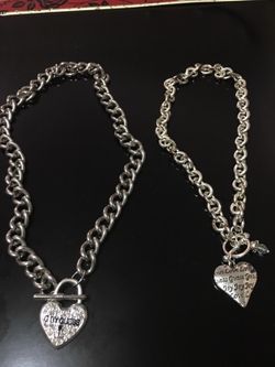 Guess necklace silver