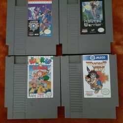 Nintendo NES Games- Captain America and the Avengers, Isolated  Warrior, Kickle Cubicle, Whomp 'em