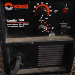 Hobart Gasless Mig Welder & Auto Darkening Helmet 