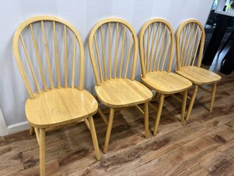 Solid Wood 4- Dinning Chairs