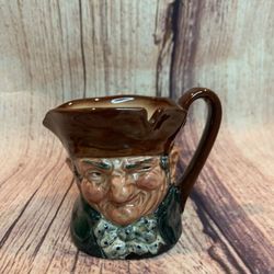 OLD CHARLEY - VINTAGE ROYAL DOULTON TOBY MUG JUG - 3.25"