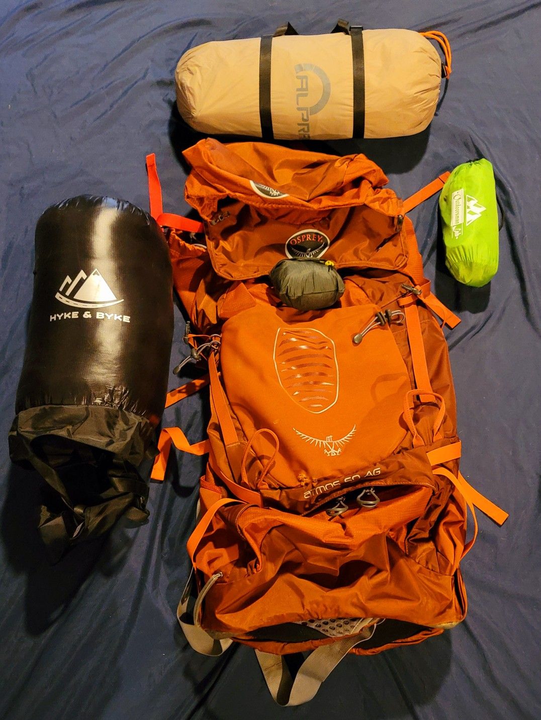 Osprey Hiking gear