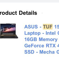 Gaming Lap Top 