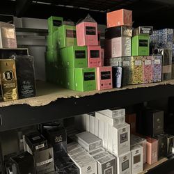 Colognes, Bape, hellstar, Amiri, Essentials 