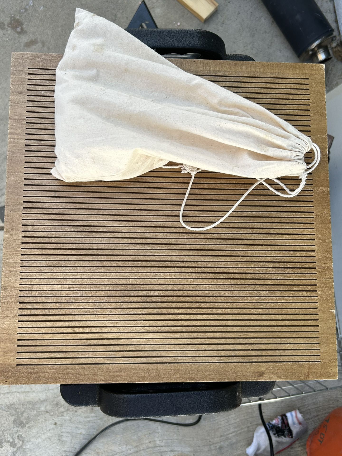 Wooden Letter Board With Set Of Numbers, Letters And Symbols