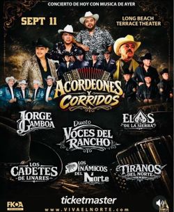 Acordeones y Corridos Sept 11 Long Beach