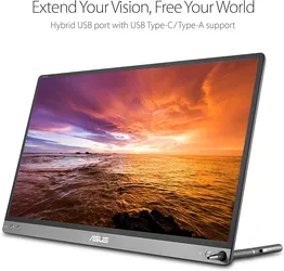 ASUS ZenScreen 15.6” 1080P Portable USB Monitor (MB16AC)