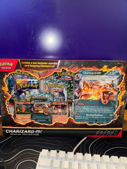Charizard ex special collection box looking for cash / trades