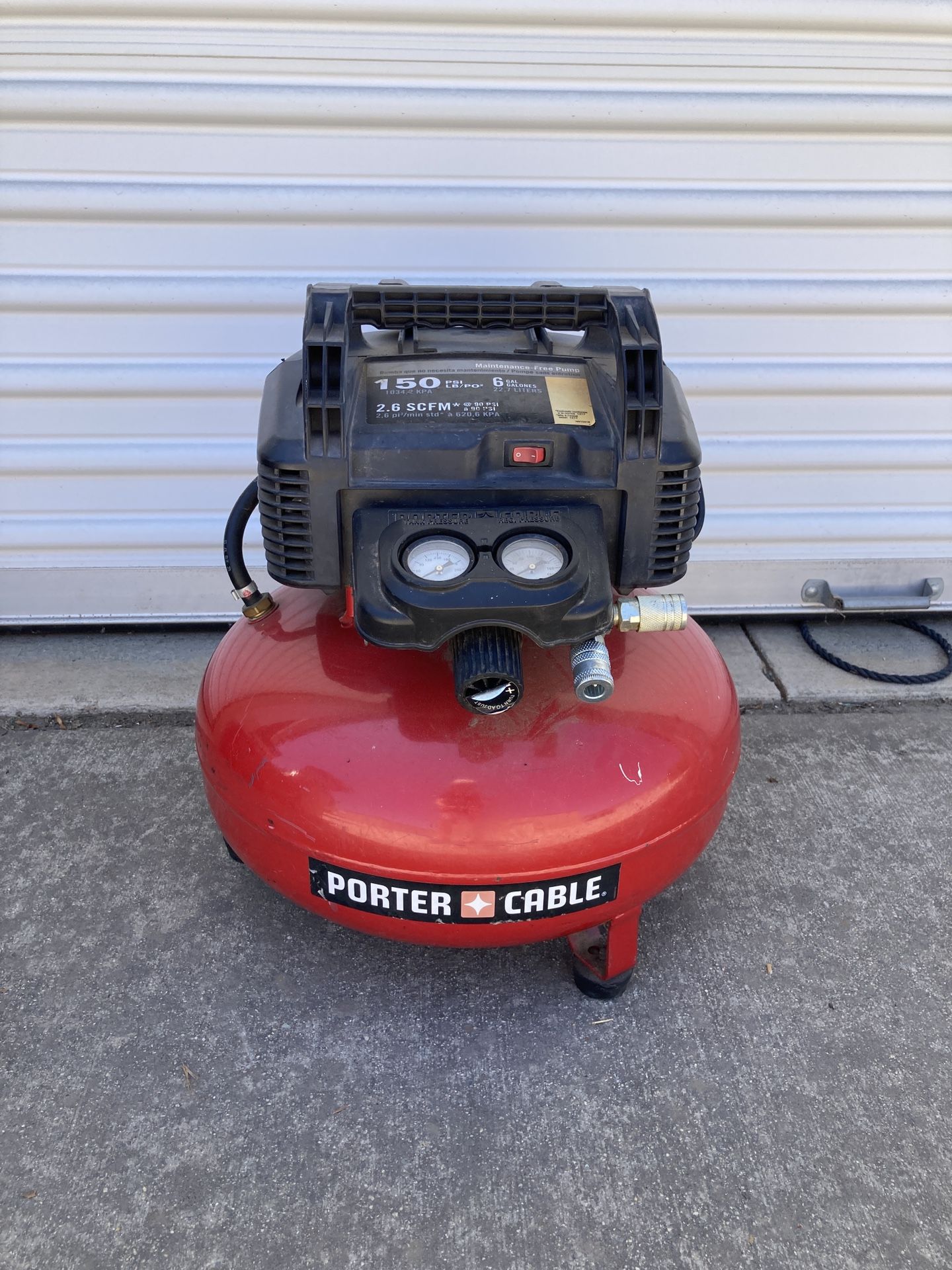 Porter Cable 150 Psi Air Compressor