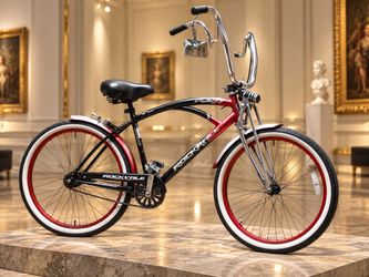 Cruiser Bicycle with Whitewall Tires