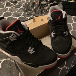 Jordan Bred 4s 