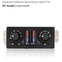 New Climate Control Module AC Climate Control Panel compatible with 2003-2007 Chevy GMC Buick Cadillac Isuzu Saab Vehicle - Silverado Tahoe Suburban