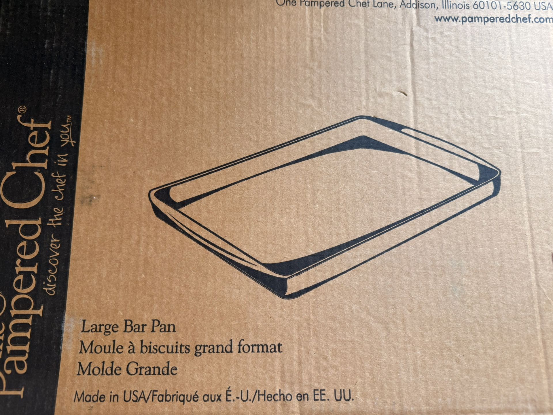 Pampered Chef Large Bar Pan