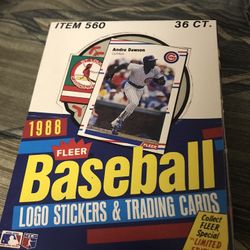 1988 Fleer Baseball 36 Packs
