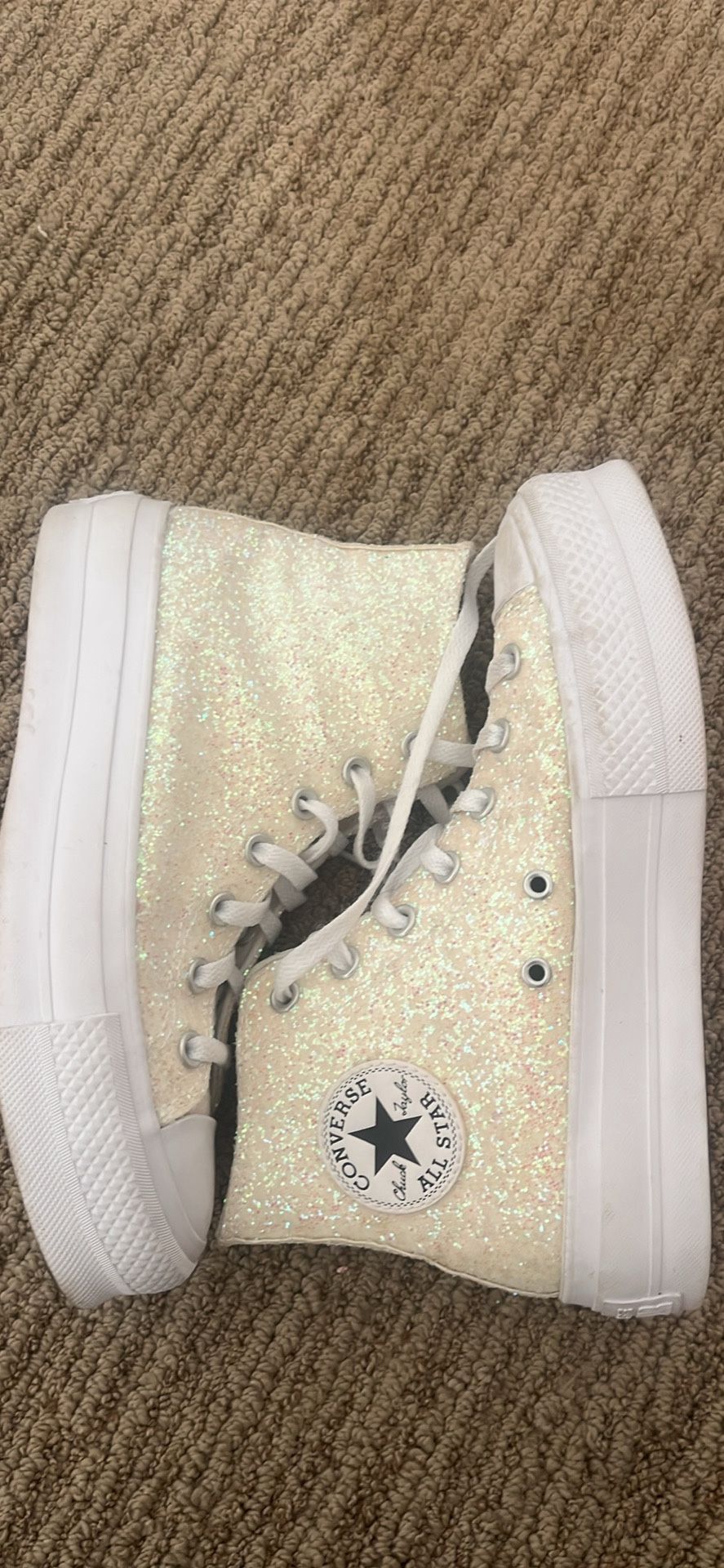 white glitter converse women’s