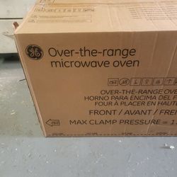 Black over the range microwave