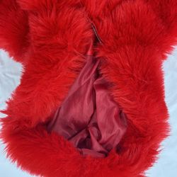 Furry  Cropped Jacket with A Hoodie