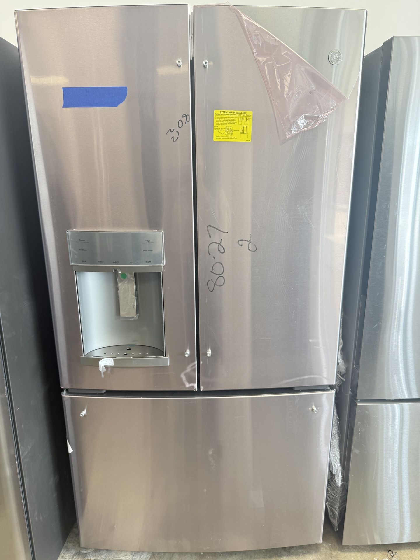 Unused GE 36” Counter Depth Refrige