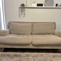 Beige Couch/Sofa Fabric/Cloth