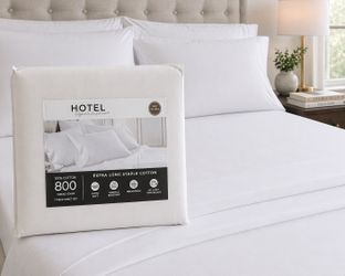Split Cal King 800 Thread Count Cotton Sheet Set Hotel Collection NEW