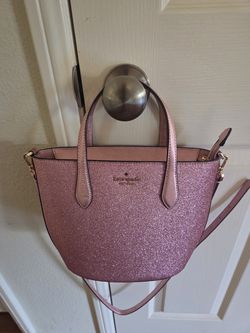 Stunning Kate Spade Pink Glitter Crossbody Bag