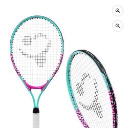 Street Tennis Club Kids Tennis Racket, Teal Pink, 23”