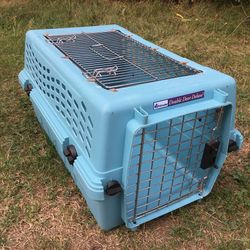 Petmate Double Door Deluxe Medium Cat Small Dog Kennel Crate Carrier
