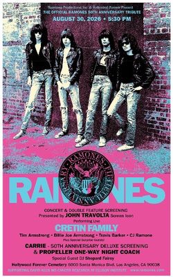 1 ticket to Ramones 50 year anniversary tonight!