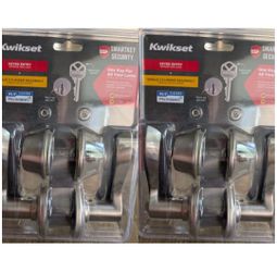 Kwikset SmartKey Keyed Entry & Deadbolt Set