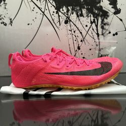 Nike Zoom Superfly Elite 2 Track Field Shoes Spikes CD4382 600 Mens Size 12 Pink