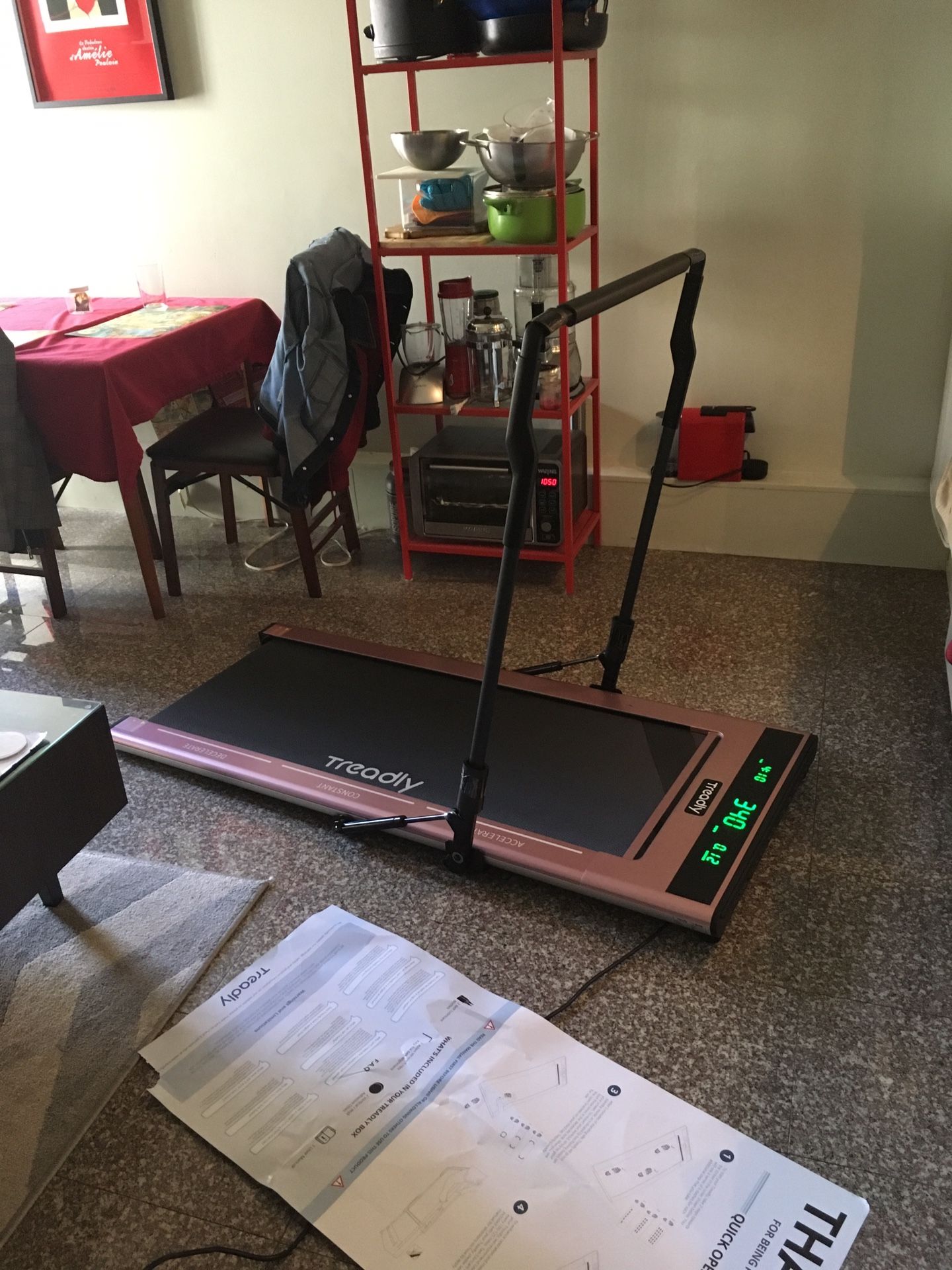 Treadly treadmill, never used