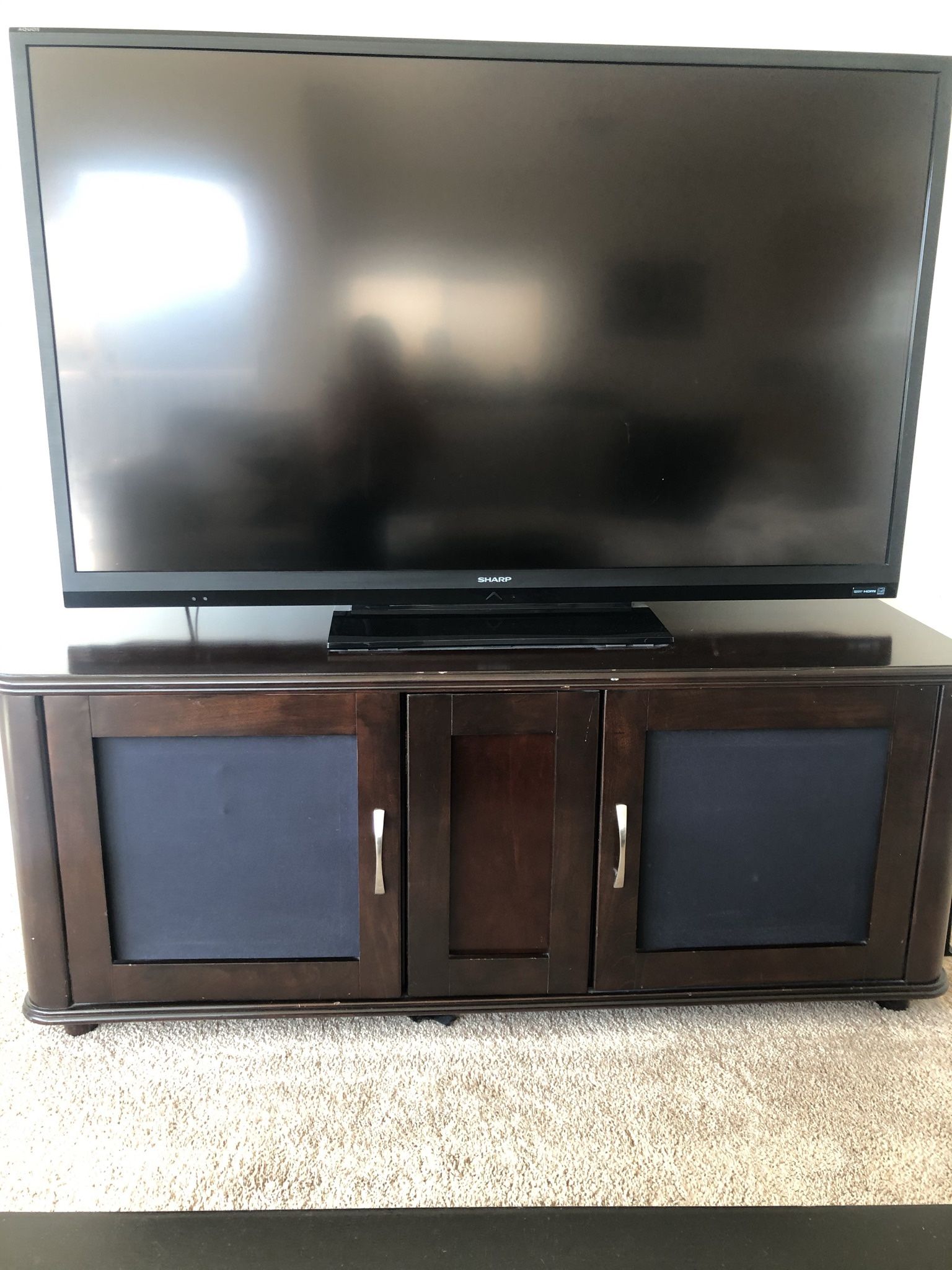FREE Dark wood tv stand