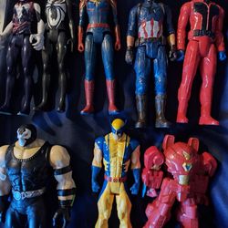 Action figures $5 Each. Used. Marvel And More