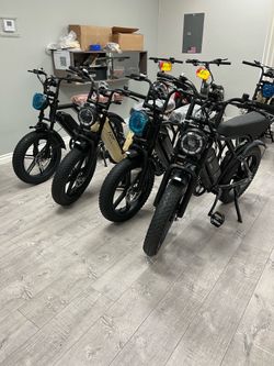Prebuilt, Assembled Moped Style E-bikes