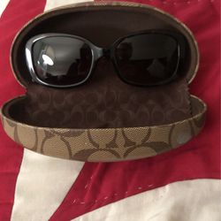 COACH SUNGLASSES WITH CASE
